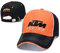 QICAT Baseball Cap für KTM Logo Letter 3D Stickerei Lässige Knochen Hysteresenhut Man Racing Cap Logo Motorrad Sport Hut Trucker Caps
