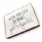 Kühlschrankmagnet mit Spruch - W - Handmade aus Buchenholz - Magnet für Kühlschrank Süß Witzig Lustig - Küchen Kühlschrank Deko 6.5cm x 5cm - Geschenk-Idee (Wenn man sich betrinkt)