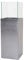 VIVANNO Windlicht-Säule Kerzenständer Deko-Laterne Candela Silber Metallic 80 cm hoch