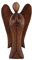 Lestarie Engel Figur, 25cm Holz Dekoration, Schutzengel, Engelsfigur