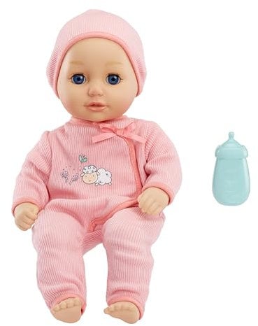 Baby Born My First Baby Annabell - Blue Eyes: Realistic Soft-Bodied Doll for Kids Ages 1 & Up, Eyes Open & Close, Doll with Bottle