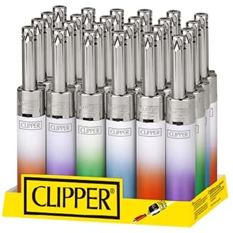 Clipper Mini Tube Stabfeuerzeug (Crystal Gradient)