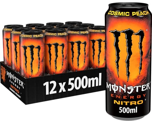 Monster Energy Nitro Cosmic Peach - in praktischen Einweg Dosen (12 x 500 ml)