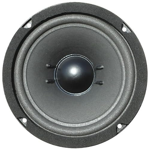 1 CIARE CS160 subwoofer da 40+40 watt rms e 120+120 watt max da 6,5 16,5 cm 165 mm dvc doppia bobina 4+4 ohm ottimo per portiere auto o in cassa bagagliaio, 1 pezzo