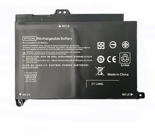 szyuya Laptop Battery BP02XL HSTNN-UB7B Compatible with HP Pavilion 15 AU000 AU038TX AU040TX AU034TX Series (7.7V 41Wh)