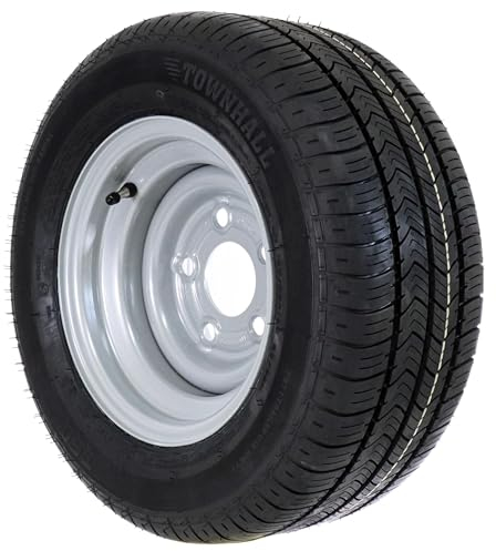 The Drive Komplettrad 195/55 R10 C 98/96N M+S für Pkw-Anhänger & Caravan – Felge 6Jx10 H2 ET-4 – Lochkreis 5x112 – Tragkraft 750kg – max. 140 km/h – Hochwertiges Ersatzrad für Autoanhänger