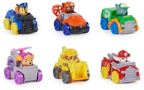 Paw Patrol Age 3+: Pup Squad Racers, 6-Piece Vehicle Gift Set, Kids’ Toys for Boys & Girls Aged 3 and Up