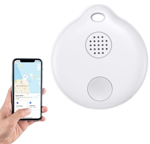 Key Finder, Item Finder for Apple iOS with Worldwide Tracking, Anti-Lost Tracker Devices Compatible with iPhone Find My, Tracker Tag for Wallets Bags Luggage Pet