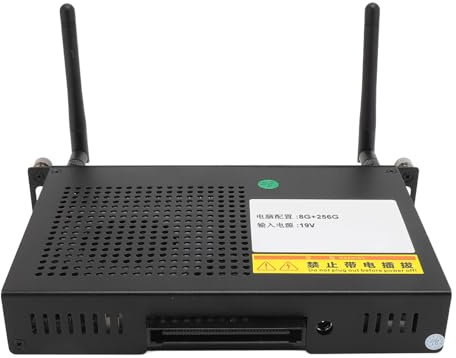 Vikye Micro-Desktop-Computer, 8 GB DDR4 256 GB SSD-PC, 12 Mobiler Prozessor der 13. Generation, Integriert in Industrielle Steuerung, Kleiner (CPU für I7 1255U 180 * 120 * 30mm)