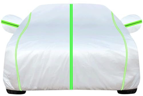 Hagelschutzplane Auto Für VW Tiguan 2 Gen SWB 2016-2024, Autoabdeckung Outdoor, Auto Abdeckplane Wasserdicht, Atmungsaktiv, Uv Beständig Schutz Vor Saurem Regen Anti-Baumöl