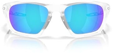 Oakley Herren Oo9431 Lateralis Sonnenbrille, Mattklar/Prizm Saphir, 60 mm