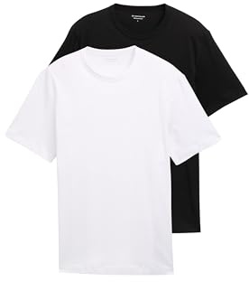 TOM TAILOR Herren Basic T-Shirts im 2er-Pack