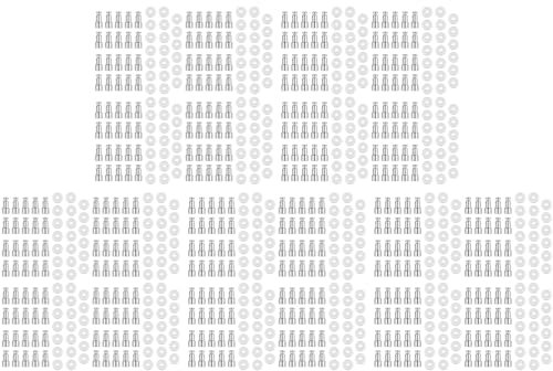 BREATYA Paquete de 400 válvulas de vapor de repuesto universales para olla a presión XL, YBD60-100, PPC780