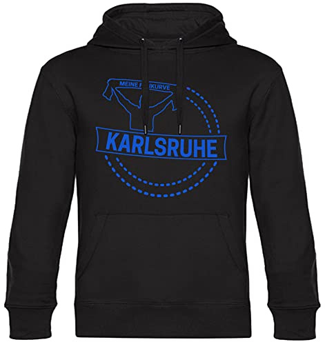 multifanshop Kapuzen Sweatshirt - Karlsruhe - Meine Fankurve