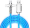 FunnAura 1M Light up Charging Cable, 180° Rotating Type C Charger Cable Compatible with iPhone 15/16 Samsung Galaxy S20/S10/S9/S8