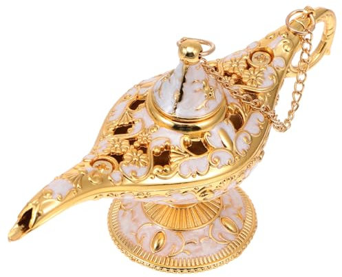 IMIKEYA 1Stk Aladins Lampe Zubehör Lavalampen LED-Lampe Girlande Nachttisch orientalische Dekoration zum einzug Haushaltseinrichtung Verzierung im europäischen Stil Legierung