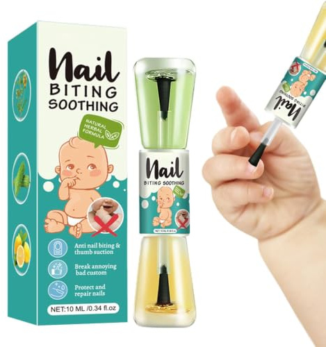 10ml Nagellack Gegen Nägelkauen Kinder, Bitter Nagellack Kinder Anti Biss, Daumenlutschen Abgewöhnen Kinder, Lack Als Anti Nägelkauen Für Stoppen Von Fingernägel Nägelkauens Daumenlutschen Abgewöhnen