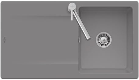 Villeroy & Boch Siluet 50-3335 01 SL Stone Keramikspüle Handbetätigung
