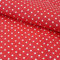 100x160cm Punkte Rot weiß klein,100% Baumwolle Baumwollstoff Kinder Meterware Handwerken Nähen Stoff