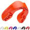 SAFEJAWZ Mouthguard Slim Fit, Adults and Junior Gum Shield with Case for Boxing, MMA, Rugby, Martial Arts, Judo, Karate, Hockey and All Contact Sports… B073CZHSRS (Junior (<11 Years), Orange)