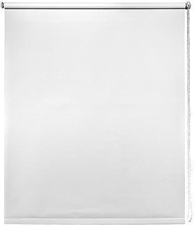 Made to Measure Thermal Blackout Blinds, White, 165cm Drop - Cut to Fit Blackout Roller Blinds For Inside and Outside Recess Fitting Window Blinds of Multiple Colours by New Edge Blinds