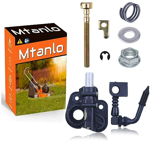 Mtanlo Regolatore Della Catena Della molla Dell'ingranaggio a Vite Della Pompa Dell'olio per McCulloch Mac Cat 335338 435 436 438 M3414 M3616 Jonsered 2035 CS2137 CS2138 Motosega 530037820