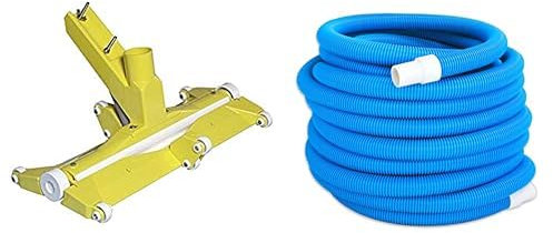 Fairlock Balai pour Piscine, Jaune & Astralpool 01376 Tuyau 12 m Auto-flottant, bleu, Ø38 (1/2 pouce), 0,54x0,5x0,17 cm