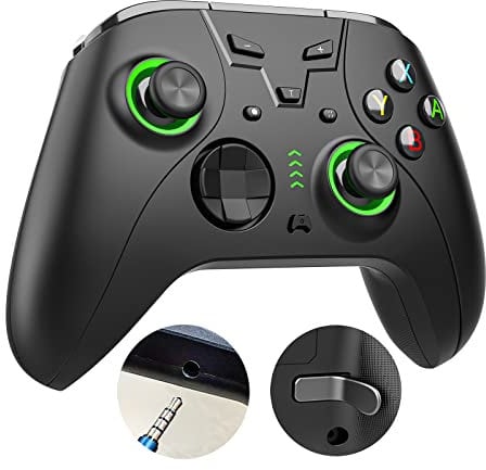 Controlador de interruptor, AOLION inalámbrico Switch Pro Controller para N-Switch/Switch Lite/Switch OLED/PC, controlador de PC con paletas, eje giroscópico, turbo, despertador, doble vibración