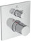 Ideal Standard A7523AA Ceratherm C100 Wannenthermostat Badethermostat Unterputz, Wannenarmatur mit Temperatursperre bei 40° C, Thermostat für die Badewanne, Eigensicher gemäß DIN EN 1717, Chrom