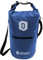 Dönges Seal-D Dry Bag 15 L mit Schultergurt & Fronttasche | Wasserdichter Seesack für Kajak, Camping, Wandern, Rafting, Bootfahren, Angeln, Schwimmen etc. | Packsack, Tasche,Beutel, Sack in blau