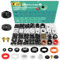 XBVV 32 Size 258 PC Faucet and Plumbing Rubber Washers Assortment Kit for Assorted Garden Hose Valve Spigot Adapter Splitter Outdoor Faucet Bibb Shower Hose Gasket Repair