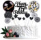 Jxuzh Cake Topper 75 Kuchendeko Geburtstag Schwarz Happy 75.Birthday Tortendeko Kuchen Deko Frau Happy Birthday 75 Geburstagstorte