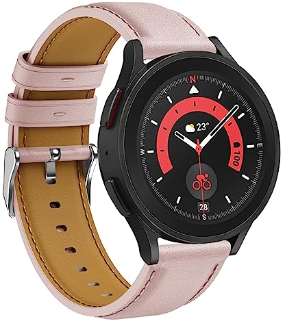 Galaxy Armband, 20mm Leder für Samsung Watch 7 40mm 44mm/5 Pro 45mm/6/5 40mm 44mm/6 Classic 43mm 47mm/4 42mm 46mm