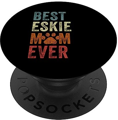 Retro Best Eskie Mom Ever Eskie Mama Muttertag PopSockets mit austauschbarem PopGrip