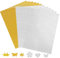 24 Blatt Glitzerpapier zum Basteln und Gestalten,21x29.7cm A4 Bunt Glitzer Papier,250g/m² Glitterkarton Bastelpapier für DIY Grußkarten Scrapbooking Glitter Craft Paper Cardboard,12 Farben