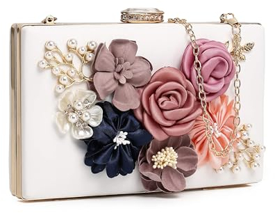 Bluaqua Rosa Abendtasche Klatsch Tasche Damen Handtasche Klein Elegant Clutch Goldene Pink Trachtentasche