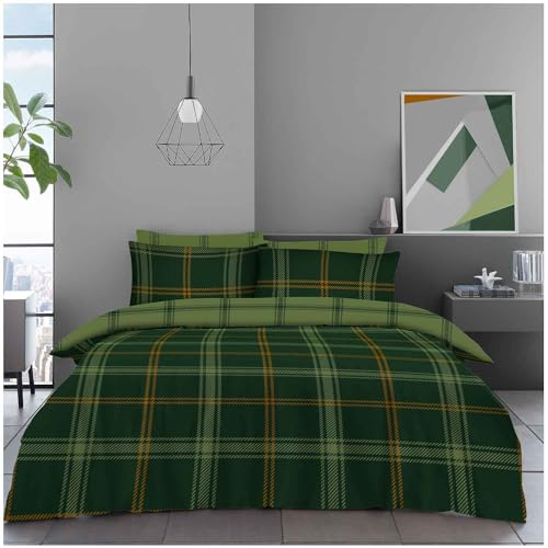 GC GAVENO CAVAILIA Complete Bed Set Double Duvet Cover With Fitted Sheet - 4 Piece Bedding Set - Quilt Cover + Bed Sheet + 2 Pillow Cases