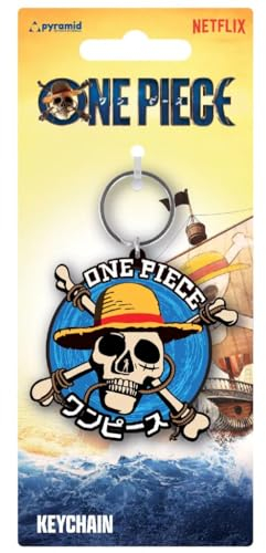 Pyramid International One Piece Live Action Straw Hat Crew Icon Schlüsselanhänger aus Gummi RK39490C, bunt, One size