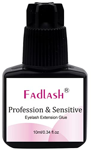 FADLASH Wimpernkleber Lash Glue Wimpernkleber für Wimperverlängerung Wimpernkleber Lash Extension Glue Cluster Einzeln Wimpern Wimpernverlängerung Kleber Wimpern 1 Sekunde Trocknungszeit 10ml