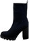 Pogolino Stivaletti da donna con tacco elegante con fibbia glitter stivali autunno inverno tacchi alti, 0506 Nero, 39 EU