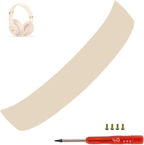 MinHutYa Ersatz-Kopfbügel-Reparaturteile für Studio 3, kompatibel mit Beats Studio3 Wireless Studio 2.0 Wireless Over-Ear-Kopfhörern (Desert Sand)