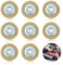 8pcs 100mm Wire Wheel Brush 4-Inch Brass Plated Crimped Steel Wire Brush Bench with 16mm Arbor Hole Compatible with Patio Cleaners Drills Grinders for Rust Removal Polishing Deburring Joint Cleaning