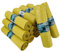 Bolsas de Basura Amarillas de 120L – Pack 200 Unidades (20 Rollos) Bolsas de Comunidad 85 x 105 cm