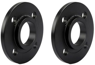 BILKAR Entretoise De Roue Auto Compatible avec Peugeot pour 206 2008 207 208 306 307 2 Pièces Séparateurs D'adaptateur D'espacement De Roue PCD 4x108 ID = 65.1 À OD = 73.1mm Plaque De Cales(8mm)