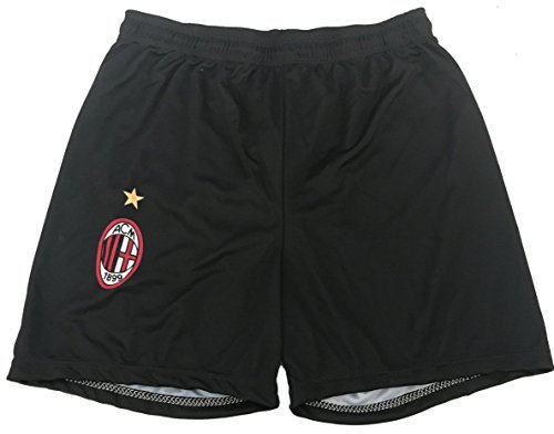 Short Milan, réplique officielle, pour enfant et homme adulte, Noir , 2 ANNI