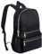 UTO Mode Rucksack Damen AKTUALISIERTE Version wasserdichte Nylon Schule College Bookbag Schulter Schwarz