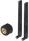 YILIANDUO 2 Pièces Antenne SMA Mâle Omnidirectionnelle Cellulaire Antenne 433MHz 6dBi Haut Gain Amplificateur de Signal pour Wireless Sensor RFID Télécommande, Voiture et Projets DIY