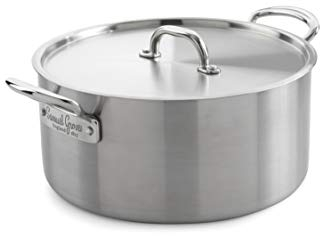 Samuel Groves - 26cm Stainless Steel Tri-Ply Casserole Pan With Lid - Made in England