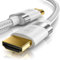 Primewire - Câble HDMI 2.1 8k 4k 5m 5 mètres, 8 k @ 30Hz, @ 120Hz avec DSC, 4 k @144Hz, @240Hz avec DSC - UHD II, HDMI 2.0a, 2.0b, PS5, PS4, 3D, Haut débit Ethernet Dynamic HDR 10+ eARC Dolby Vision