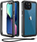 Beeasy für iPhone 13 Hülle Wasserdicht, 360 Grad Outdoor Schutzhülle mit Displayschutz, Wasserfest Staubdicht Stoßfest Panzerhülle Handyhülle für iPhone 13 Case (6,1), Schwarz
